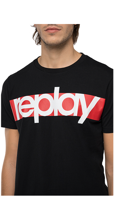 ベーシックジャージー replayロゴTシャツ 詳細画像